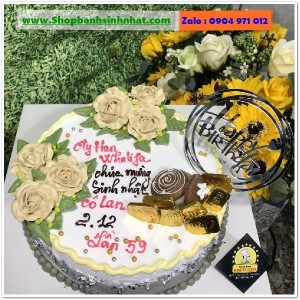 Combo Bánh Kem & Hoa Tươi - MM111